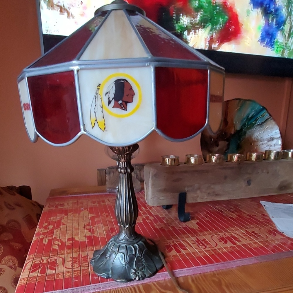 Tiffany lamp/REDSKINS
